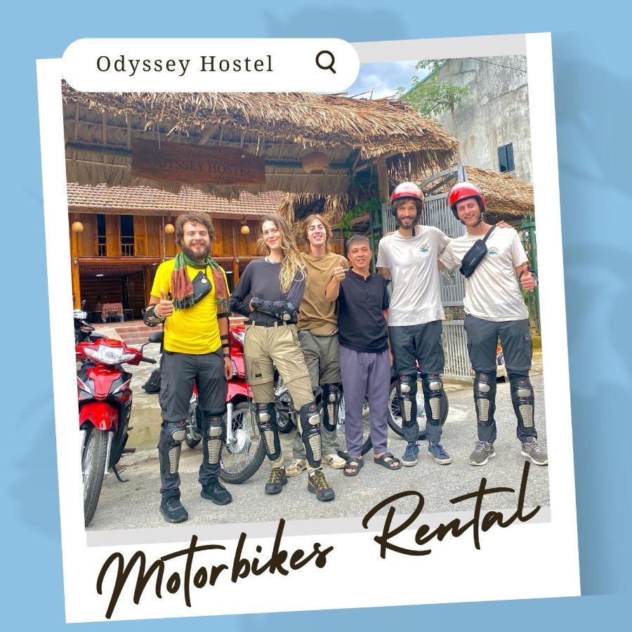 Odyssey Hostel, Tours & Motorbikes Rental Ha Giang Buitenkant foto
